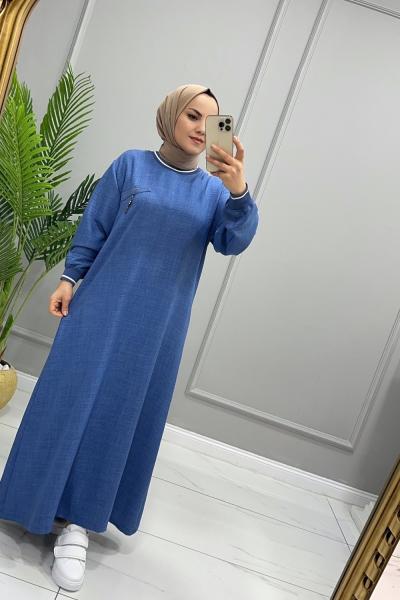 Elbise Ayrobin Aylin Açık Mavi