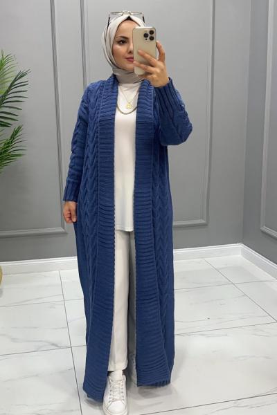 Hırka Triko  Irmak Mavi