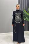 Elbise Abiye Nursema Siyah