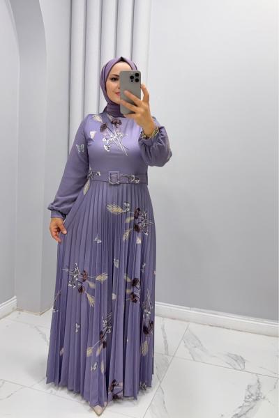 Elbise Burçak Lila
