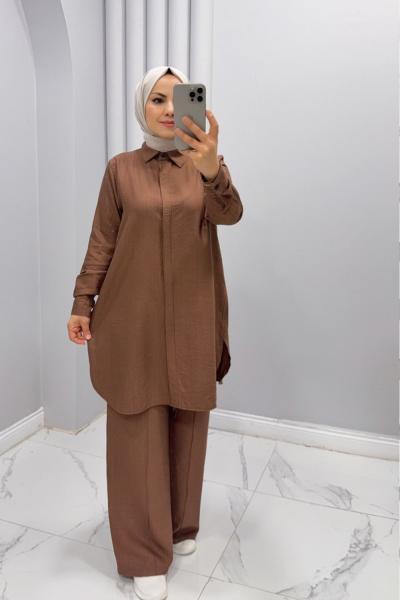 Takım ikili Balım Kahverengi