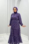 Elbise Şifon Zeynep Mor
