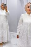 Elbise İdil Beyaz