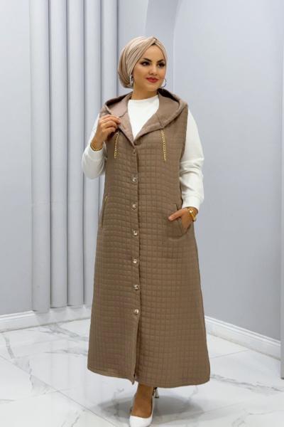 Yelek Kapitone Ceyda Vizon