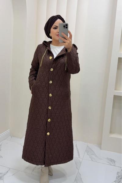 Kap Kapitone Çağla Kahverengi