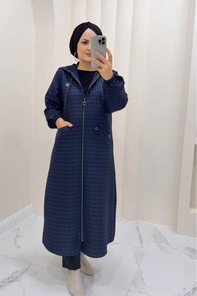 kapitone Neslihan kap Lacivert