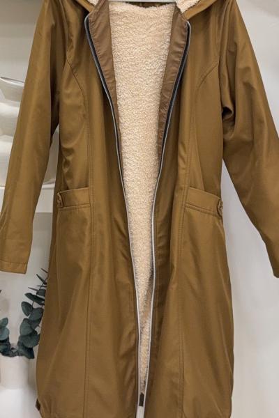 Kaban Kürklü Seher Kahverengi