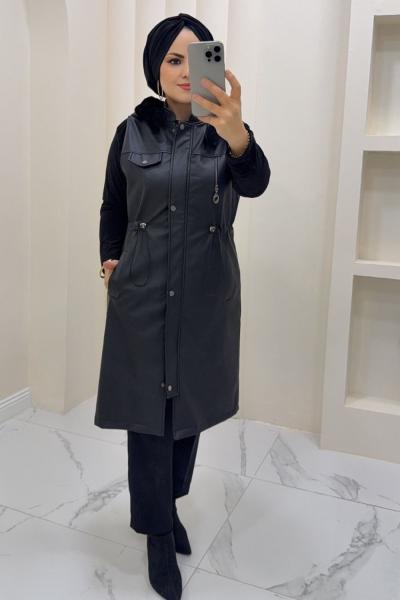 Deri Elisa Siyah Yasemin