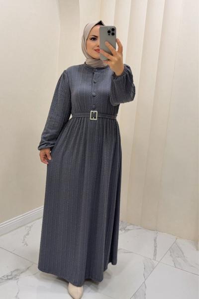 Elbise Gülşen Gri