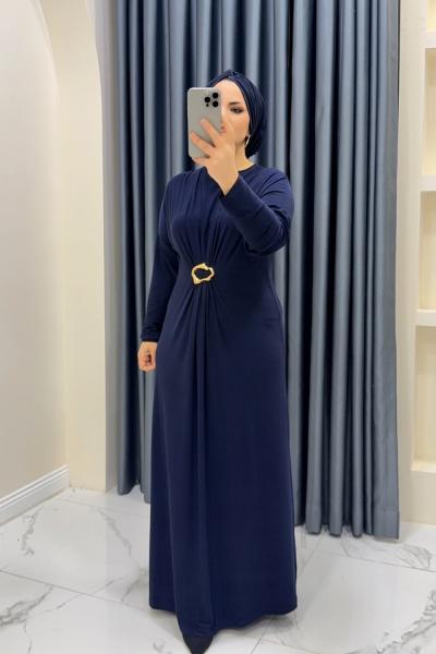 Elbise Sandy Aysima Lacivert