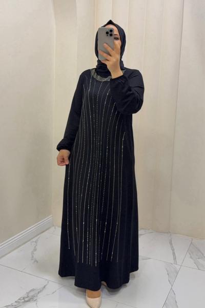 Elbise Gülsüm Siyah