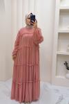Efrazen Elbise  Pembe