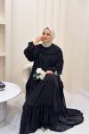 Efrazen Elbise  Siyah