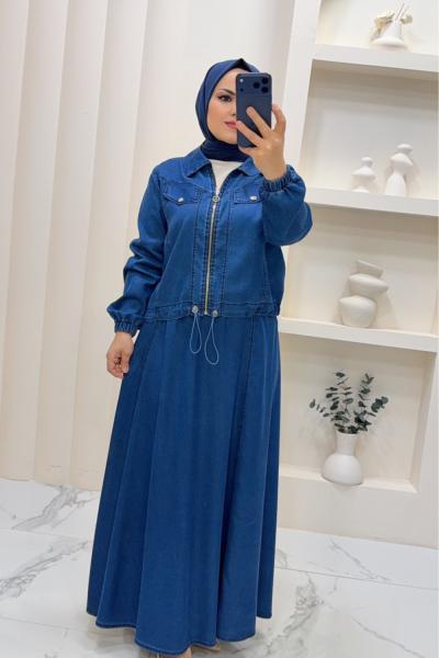 Takım Kot etekli Rüya Lacivert