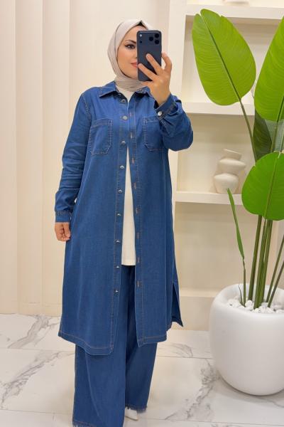 Takım Kot Reyhan  Lacivert