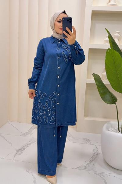 Takım kot Şeyma Lacivert