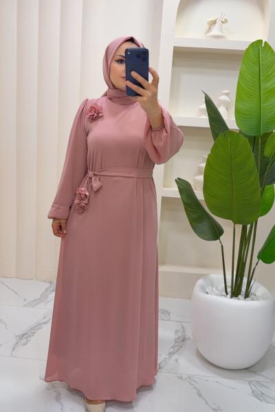 Elbise Ayla Pembe