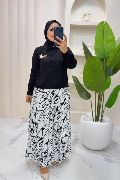 Takım Etekli Kumru Siyah