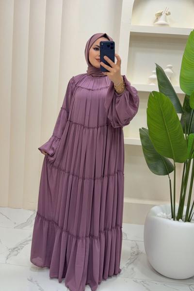 elbise Yoran kumaş Gül