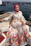 Elbise Modal Cansu Beyaz