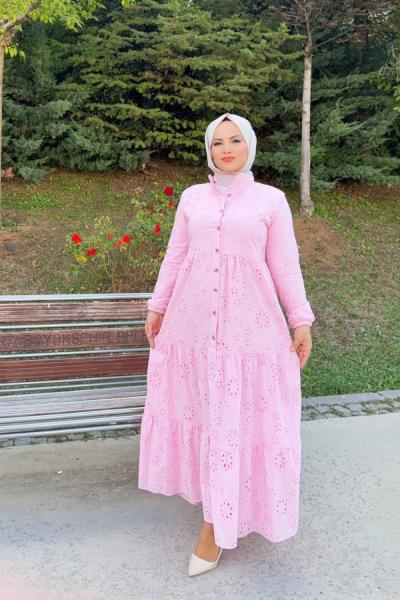 Elbise Asel Pembe