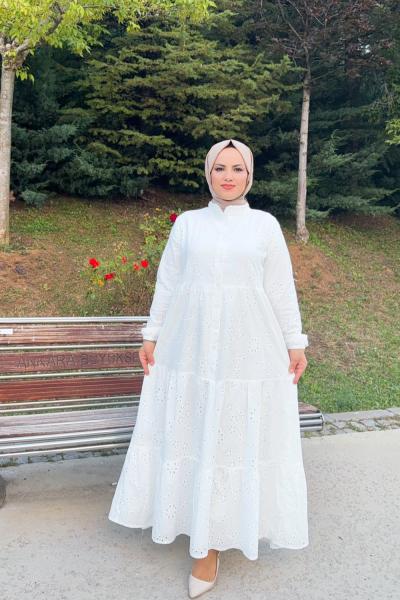 Elbise Asel Beyaz