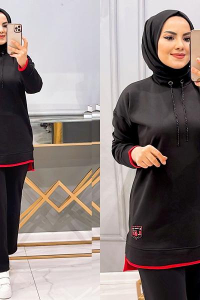 Takım İkili Siyah Kırmızı