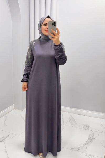 Elbise  Firuze Gri
