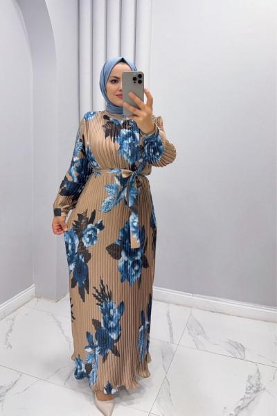 ELBİSE  PİLiSELİ CENNET Vizon