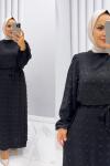 ELBİSE PONPON GüLÇİN  Siyah