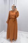 ELBİSE PONPON GüLÇİN  Kiremit