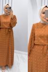 ELBİSE PONPON GüLÇİN  Kiremit