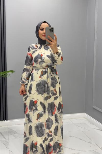 Elbise Şifon Jale Füme