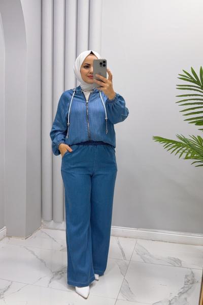 Pantolon kot Vildan Açık Mavi