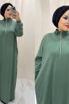 Parla Elbise Mint Yeşili