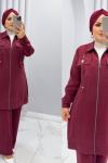 Takım İkili Arzu Bordo