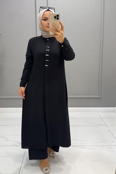 Takım İkili Açelya Siyah