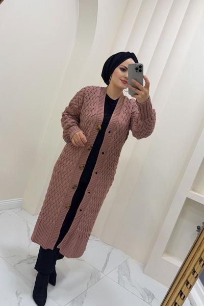 Hırka Triko Sepet Gül