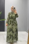 Elbise Batik Dilan Yeşil