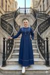 Elbise Kot Rabiş Lacivert