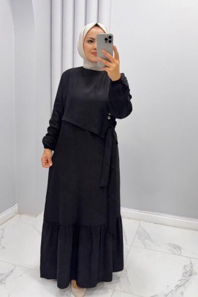 Elbise Gülşen Siyah