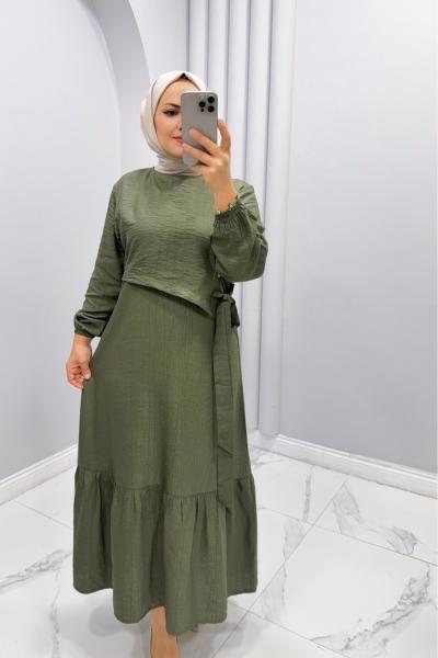 Elbise Gülşen Mint Yeşili