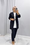 Takım İkili Kupra Tensel Lara Siyah