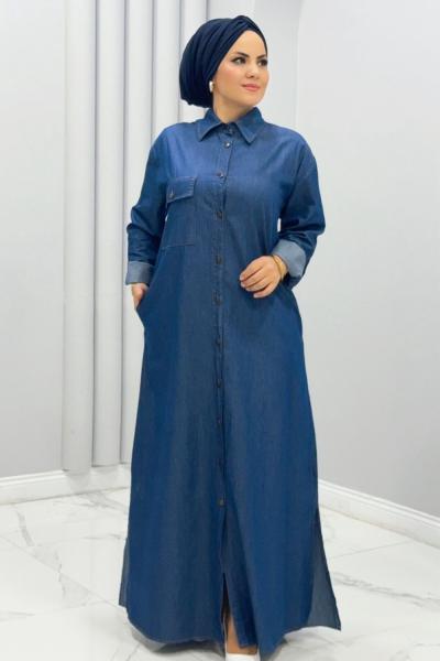 Elbise Gömlek  Feriha Lacivert