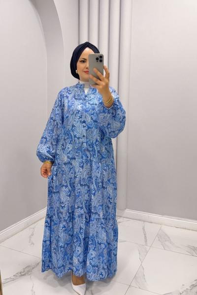 Ayçin Elbise Mavi