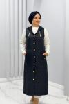Yelek Çağla Siyah
