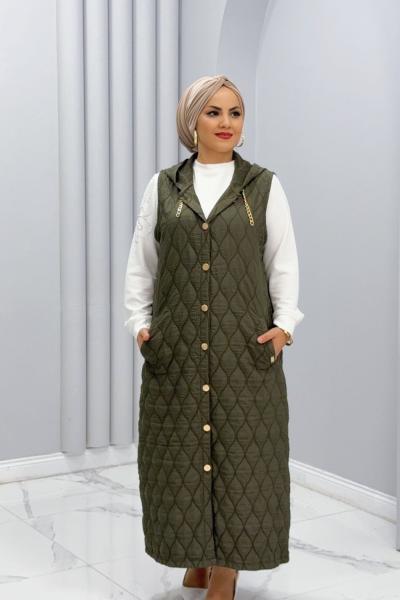 Yelek Çağla Haki