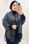 Şal Triko Mihra Gri