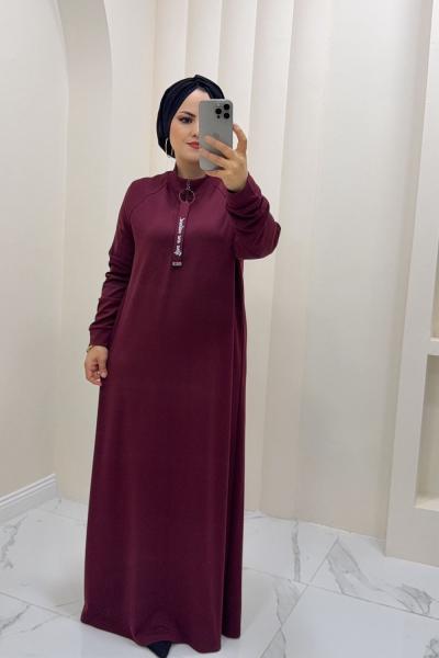 Elbise Reyhan Bordo