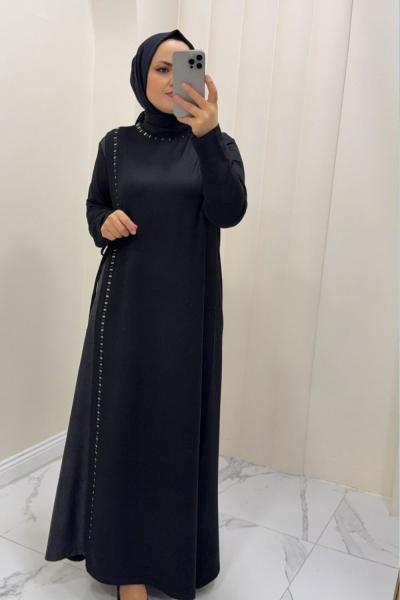 Elbise Zilan Siyah
